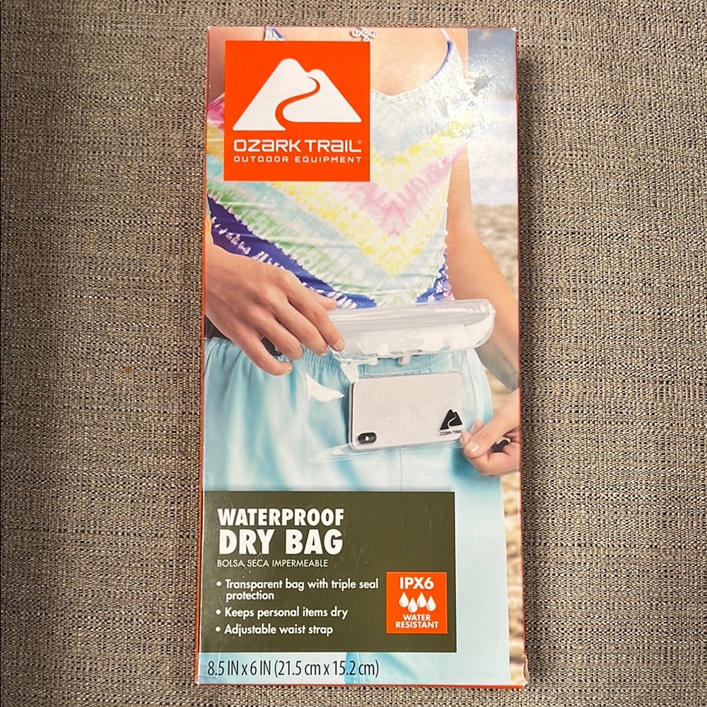 Ozark Trail Waterproof Dry Bag - Transparent and White